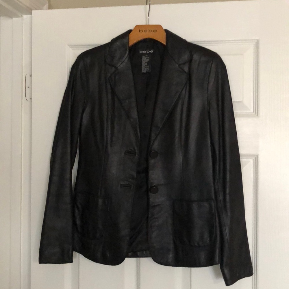 Genuine leather bebe Jacket
